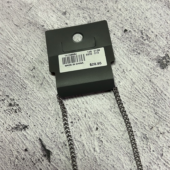 NWT The Limited Long Silver Fringe Tassel Necklace - Picture 9 of 9
